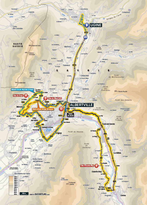 Dauphine stage 1 map